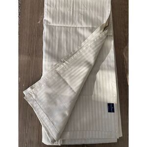 Fieldcrest Damask Queen Bedroom Flat Top Sheet